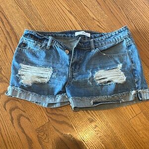 Jean shorts. Never worn